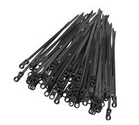 Reusable Cable Ties, Heavy Duty Reusable Zip Ties,Adjustable Reusable Buckle Lock Cable Ties 100 Pieces |