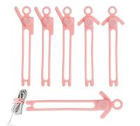 Reusable Cable Ties - Labeled Cable | Cable Ties for Electronics | Silicone Magnetic Cable | Electronic Cable Organizer Ties | Earphone Wire Bundling