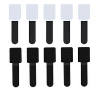 Reusable Cable Ties - Pack of 10 Adjustable Reusable Strong Bands Cord Tie for Friends, Students, Office, Home, Kitchen, Workshop, Indoor, Under the