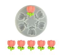 Reusable Cake Decorating Tool 4 Floral Silicone for Candy Making and Flower Designs Flexible Fondant