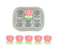 Reusable Cake Decorating Tool 4 Floral Silicone for Candy Making and Flower Designs Flexible Fondant