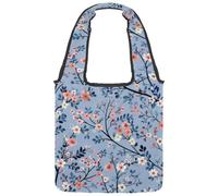 Reusable Canvas Tote Bags, Multi-Purpose Cloth Bags for Grocery Shopping Work Travel - Cute Dogs Wearing Glasses Pink Background