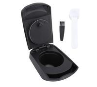 Reusable Capsule Adapter, Refillable Coffee Capsule Converter with Integrated Clamshell Lid, PP SUS Material Pod Adapter for Home Office Cafe Coffee Makers