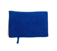 Reusable car wash mitt with microfiber and clay bar materials to safely remove dirt, acid rain, and embedded contaminants while polishing