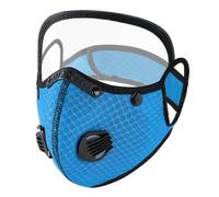Reusable Carbon Filter Dust Mask with Adjustable Goggles, Dustproof Respirator Mask 5-Layer Filter for Motorcycle Riding Face Covering, Built for Woodworking, Running, Cycling, Mowing Dust