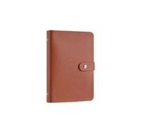 Reusable Cash Budget Notebook Binder, Savings Challenges Money Planners Notebook Challenges Book(Brown)