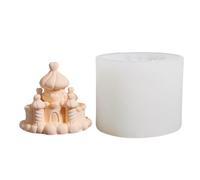 Reusable Castle Silicone Mold - Flexible Fairy Castle Mold, Candle Craft Molds with Easy Release Design, Sturdy Non-Stick Design, Crafting Mould, Multi Use Molds for Studio Beginners Professionals