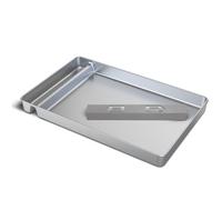 Reusable Cat Litter Tray Compatible with Petsafe-ScoopFree Litter Box, Upgraded Clip-on Designed Waste Extender, Stainless Steel Litter Tray Never Stains, Absorb Odors & Easier to Clean