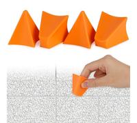 Reusable Caulking Applicator Finishing,4PCS Silicone Seam Tools,3 in 1 Caulk Finishing Set,Silicone Caulking Tool Smoothing Tool for Kitchen Bathroom Floor Seam