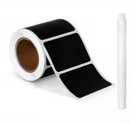 Reusable Chalkboard Sticker Labels 150 pcs Roll with Chalk Pen for Classroom Supplies Toy Storage and Desks