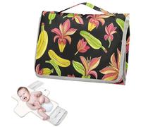 Reusable Changing pad Baby with Tissue Pocket Fashion Fruit Banana Floral Black Yellow Changing Pads for Changing Table Infant Travel Kit cambiador de pa?ales para Bebes