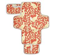Reusable Changing pad Covers with Tissue Pocket Diaper mat Changing pad with Built-in Pillow Animal Kangaroo Italianate Fashion