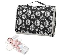 Reusable Changing Pads for Baby with Tissue Pocket Stained Glass Star Waterproof Pads for Baby Infant Travel Station Kit cambiador de pa?ales para Bebes