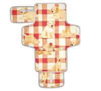 Reusable Changing Table mat with Tissue Pocket Travel Changing pad for Baby for Moms, Dads