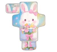 Reusable Changing Table Pads with Tissue Pocket Changing pad for Changing Table for Moms, Dads Cartoon Cute Rabbit Rainbow Color