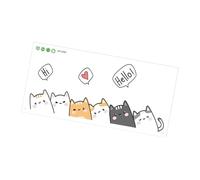 Reusable Children Room Decoration Door Sticker Cartoon Cats Kitten Pattern Removable PVC Decal Kindergarten Wall Decors Creative Stacked Cats Wall Sticker