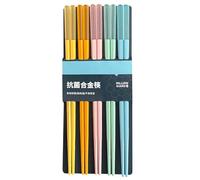 Reusable Chopsticks For Adults 5 Pairs Reusable Plastic Chopsticks BPA-Free Dishwasher-Safe Non-Slip Chopsticks Chinese Japanese Chopstick Gift Set Wooden Chopsticks Reusable