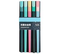 Reusable Chopsticks For Adults 5 Pairs Reusable Plastic Chopsticks BPA-Free Dishwasher-Safe Non-Slip Chopsticks Chinese Japanese Chopstick Gift Set Wooden Chopsticks Reusable