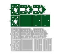 Reusable Christmas House Silicone Mold for Beginners Soap Making & Kids Holiday Activities Christmas Cottage Silicone Mold