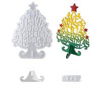 Reusable Christmas Tree Home Decorating Molds Easy Releasing Design Suitable for Ornament Making and Festival Christmas Ornament Mold
