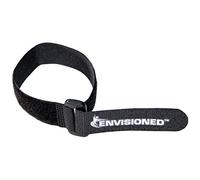 Reusable Cinch Straps 12 Pack, Multipurpose Quality Hook and Loop Securing Straps Plus 2 Bonus Reusable Cable Ties - 1" x 12" (2.5cm x 30cm)