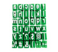 Reusable Clay Letter Stamp Collection for Adults and Kids for Artwork and Home Decor Pottery Seal with Symbols