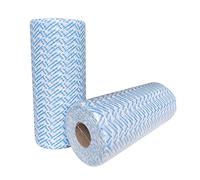 Reusable Cleaning Cloths Disposable Cleaning Cloth Rolls J Cloth - 2 Roll Blue Pack of 100.
