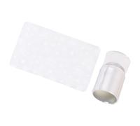 Reusable Clear Nails Art Stamping with Visible Alignment Systems for Manicures Precisions Nail Stamping Kit