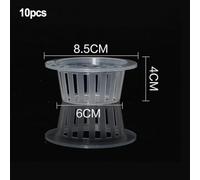 Reusable Cloning Basket for Soilless Cultivation of Tomatoes Peppers Lettuce and Basil in Controlled Lighting (A1 10pcs)