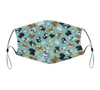 Reusable Cloth Face Mask,Irish Terrier Dog Breed Adult Washable Face Cover With Adjustable Earloops Nose Wire