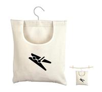 Reusable Clothespin Storage Bag, Washable Canvas Clothes Peg Storage Bag with Hanger for Washing Line Indoor&Outdoor Use, Peg Bags
