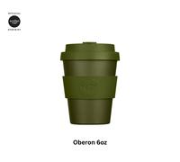 6oz 180ml Reusable Eco-Friendly 100% Plant Based Coffee Cup - Melamine Free & Biodegradable Dishwasher/Microwave Safe Travel Mug, Oberon