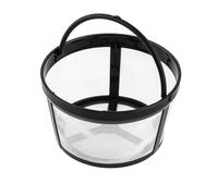 Reusable Coffee Filters 4-8 Cup, Coffee Filter Basket Universal Coffee Filter Replacement Safety Nylon Mesh Reusable Coffee Filters for Mr. Coffee Makers and Brewers Black