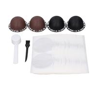 Reusable Coffee Pod Capsules Refillable Aluminum Foil Lids Seals with Plastic Capsules for Machine 100PCS Foils 4 Capsules