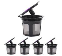 Reusable Coffee Pod - Stainless Steel PP 10g | Coffee Filter Refillable with Fine Mesh Design, Rich Flavor Brewing, Eco Friendly Use | Cofƒee Filter Compatible Kitchen Home Office Use