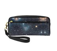 Reusable Constellation Star Clusters Galaxies Print Cosmetic Makeup Bag â€“ Travel Toiletry Organizer, Leather Small Makeup Accessories