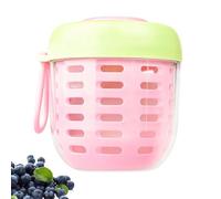 Reusable Containers with Handle - Fruit Salad Storage Cup, Picnic Salad Storage, Portable Salads Container for Travel Office Picnic Camping Outdoor School Hiking and Family Lunch and Office Lunch Ti