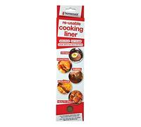 B&Q Reusable Baking Sheet Liner - Non-Stick for Oven, Grill, Fry & Microwave - White