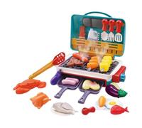 Reusable Cooking Simulator Toy - Color Changing Simulation Kids Pretend Kitchen Set, BBQ Grill Simulation Toys With Lights & Sounds | Little Chef Cooking Role Play Toy For Boys And Girls 3-8