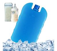 Reusable Cooler Ice Pack | 300ml HDPE 14.5x8.8x2.5cm 5.71x3.46x0.98in | Freezer Block Cold Compress Insert | AC Fan Chiller Beach Camping Fishing Road Trip Accessory
