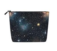 Reusable Cosmetic Bag â€“ Travel Toiletry Organizer, Constellation Star Clusters Galaxies Full-Print Design, Multi-Use Pouch for Makeup