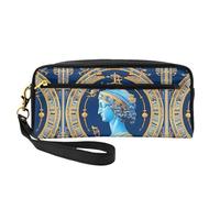 Reusable Cosmetic Makeup Bag â€“ Travel Toiletry Organizer, Love Goddess Full-Print Leather Small Pouch for Women