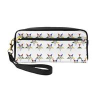 Reusable Cosmetic Makeup Bag â€“ Travel Toiletry Organizer, Stars Eastern Stars Full-Print Leather Small Pouch for Women
