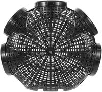 Reusable Crawfish Trap Cage, 5-Hole EEL Trap For Fish, Shrimp, Loach, And Crab, Durable Pp Material, Easy To Clean, Black