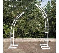 Reusable Crescent Moon Arch Stand 2 Pcs - Metal Frame with Rectangular Base for Birthday Baby Shower Wedding Decor