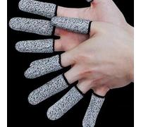 Reusable Cut-Resistant Finger Cots - Non-Slip Thumb Protectors for Cooking, Crafts & Work - Durable Finger Sleeves to Prolong Glove Longevity (10)