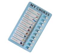 Reusable Daily Routine Chart For Kids Time Management Board 12x20cm Visual Schedule Board For Daily Routine Planning Study Planner Children