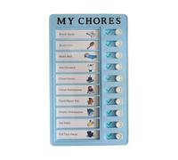 Reusable Daily Routine Chart for Kids Time Management Board 12x20cm Visual Schedule Board for Daily Routine Planning Time Management Tool for Children
