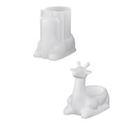 Reusable Deer Shape Silicone Crafting Mold Candlestick Molds for Resin Art Planter Making Accessories Holder Mold