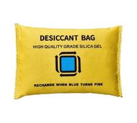 Reusable Dehumidifier Bag for Car, 200g Moisture Absorber with Color Change Function, Desiccant for Closet Kitchen Bathroom, Anti-Damp Tool for Bedroom Pantry Basement, Portable 200g Pack Fit